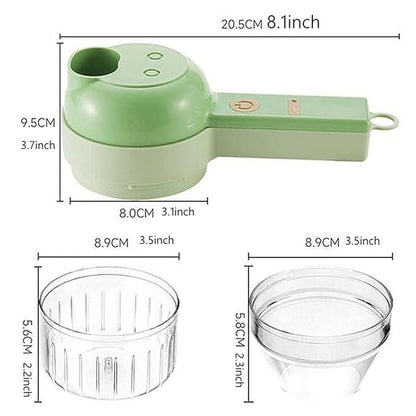 Portable Electric Vegetable Cutter Set