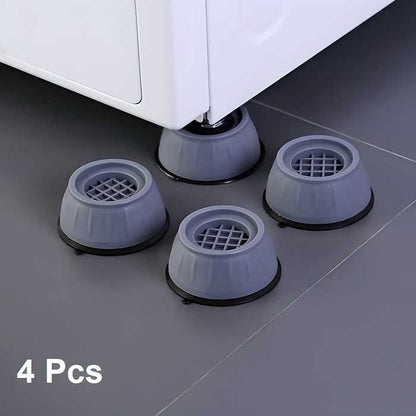 Anti-vibration Pads - 4 Pcs, Shock Proof Feet For Washer , Dryer, Table, Chair, Sofa, Bed (4 Units)