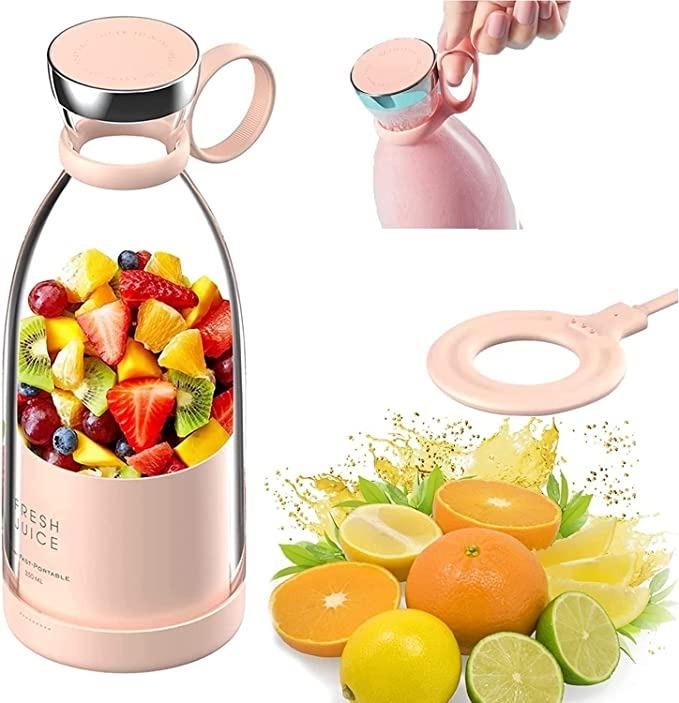 Fresh Juice Portable Blender, 350ML, For Smoothie or Shakes, Baby Food/School/Office/Workout/Travel Use