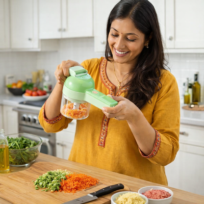 Portable Electric Vegetable Cutter Set